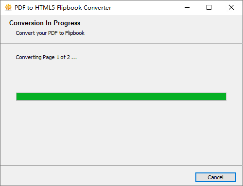 PDF to HTML5 Flip Book Converter