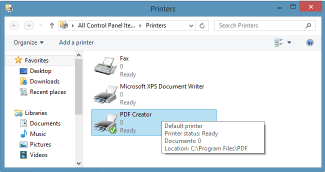 Screenshot for PDF Creator for Windows 10.0